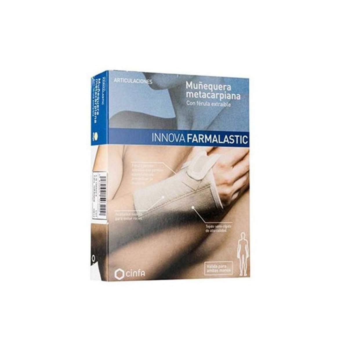 MUÑEQUERA METACARPIANA FARMALASTIC INNOVA...