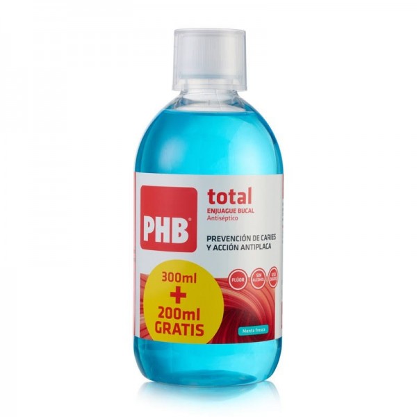 PHB TOTAL ENJUAGUE BUCAL  1 ENVASE 300 ML  1 ENVASE 200 ML