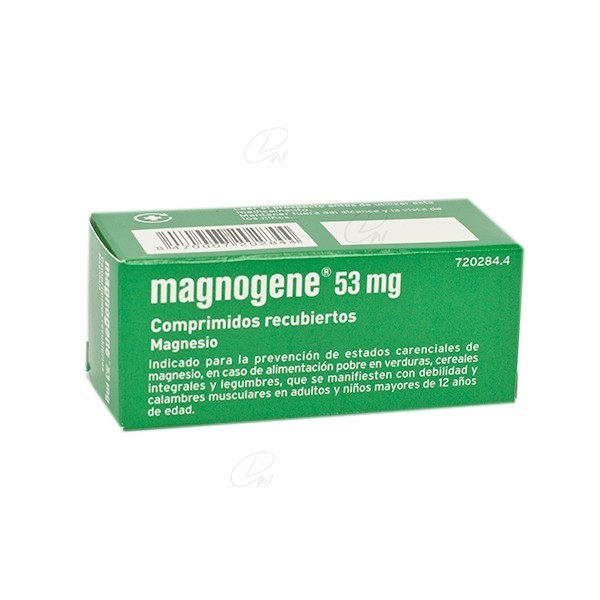 MAGNOGENE 53 mg COMPRIMIDOS RECUBIERTOS 45 comprimidos