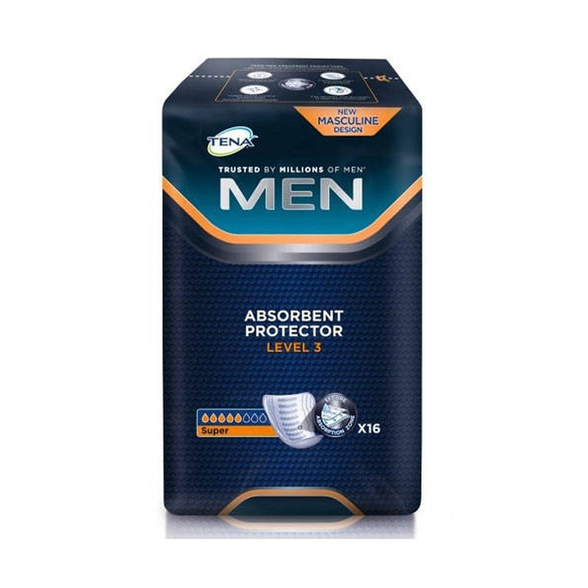 ABSORB INC ORINA LIGERA TENA MEN LEVEL3 16 U