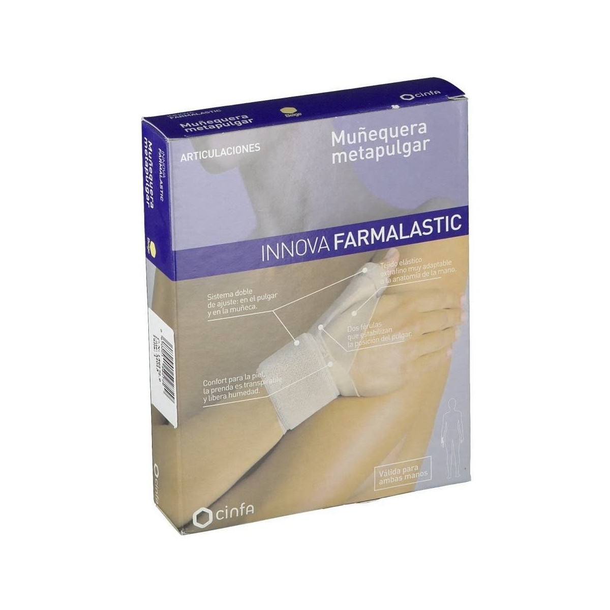 Farmalastic Innova MUÑEQUERA METAPULGAR INNOVA FARMALASTIC T 1