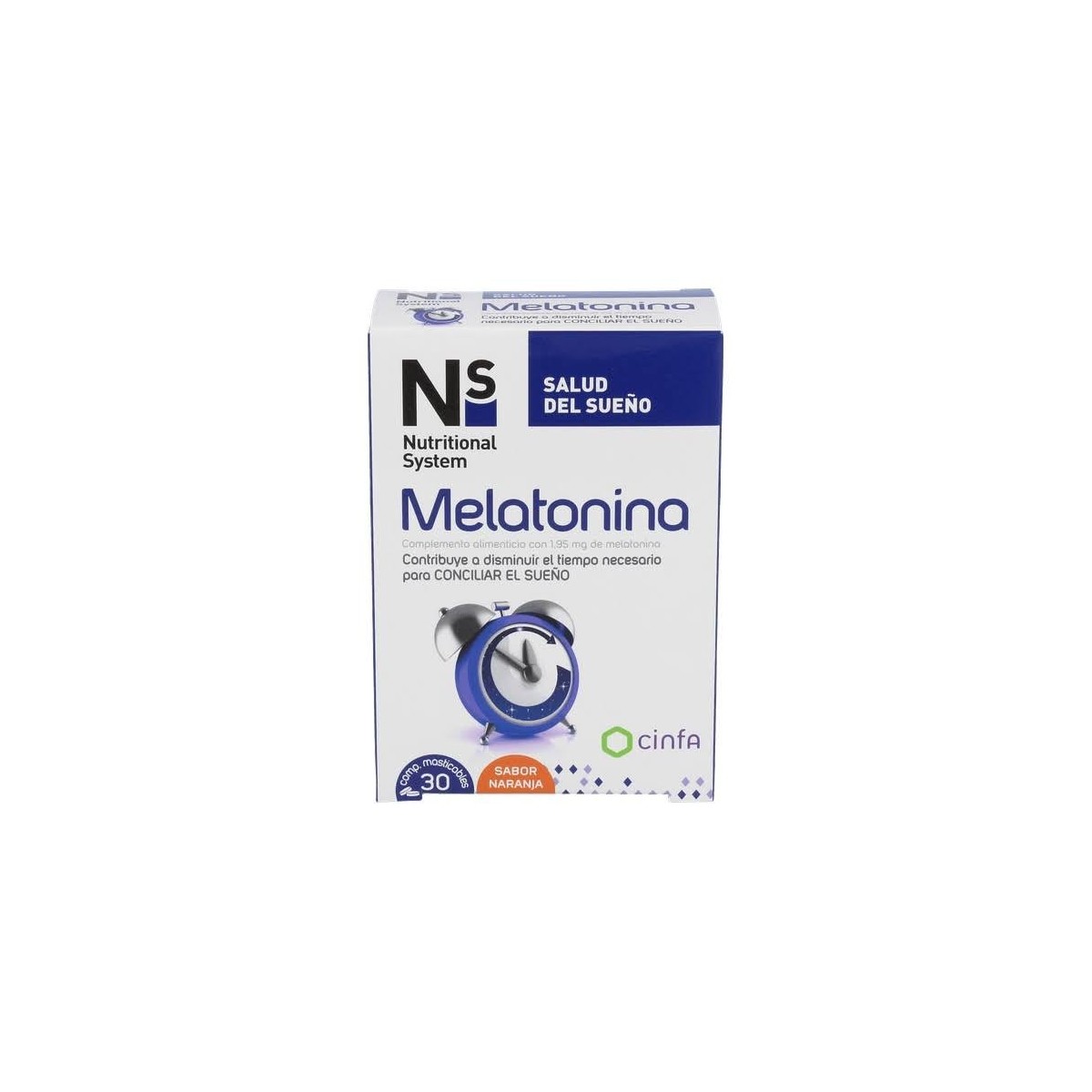 NS MELATONINA  195 MG 30 COMPRIMIDOS MASTICABLES