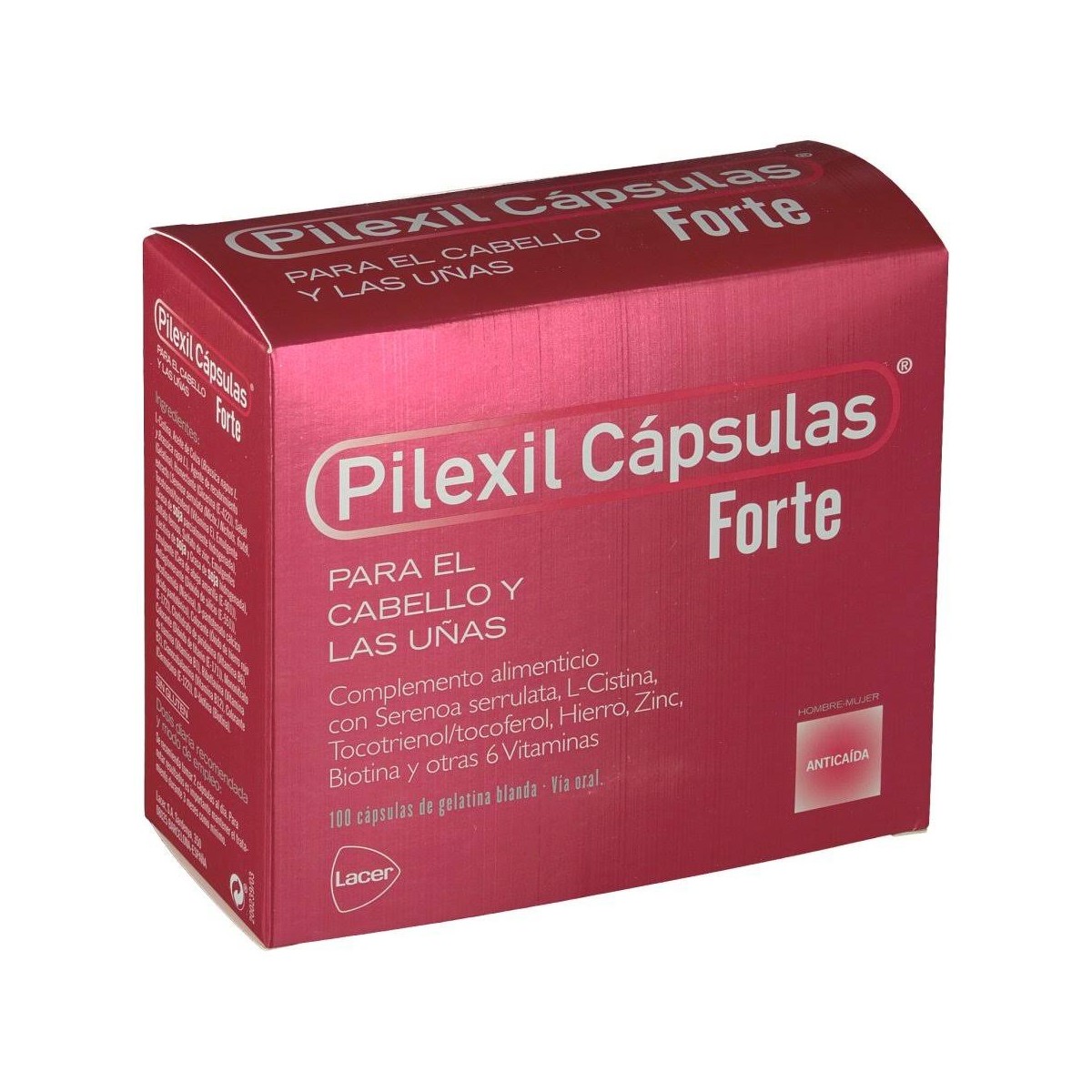 PILEXIL CAPSULAS FORTE CABELLO Y UÑAS  100...