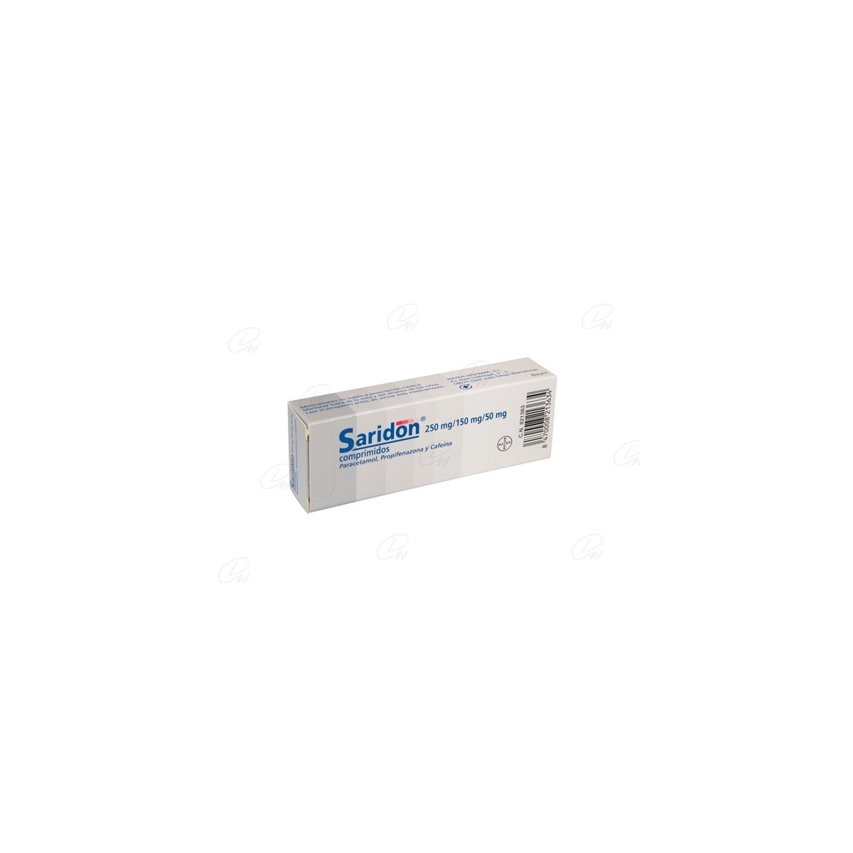 SARIDON 250 mg150 mg50 mg COMPRIMIDOS 20...