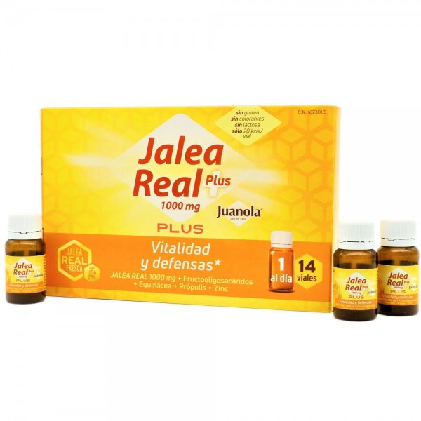 JUANOLA JALEA REAL PLUS  14 AMPOLLAS BEBIBLES