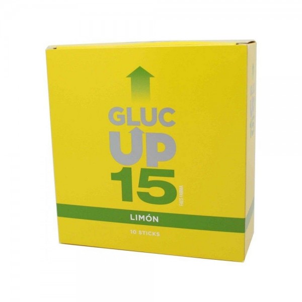 GLUC UP 15 FAES FARMA  10 STICKS SABOR LIMON