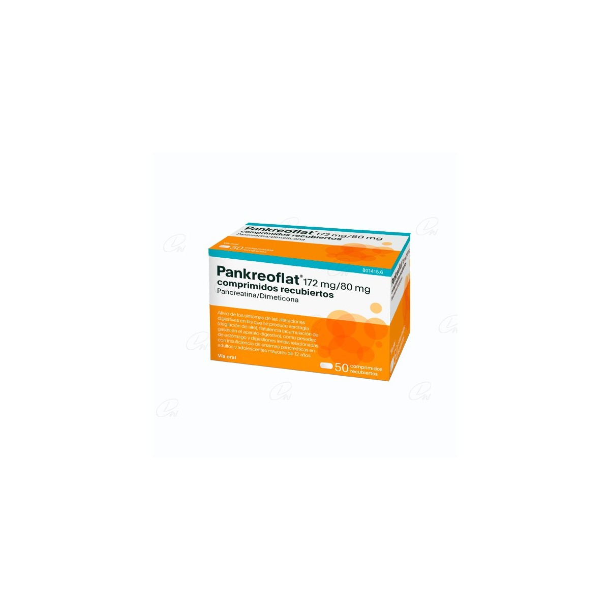 PANKREOFLAT GRAGEAS 50 comprimidos