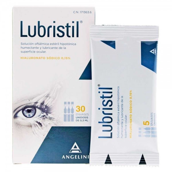 LUBRISTIL SOLUCION OFTALMICA  30 MONODOSIS 03 ML
