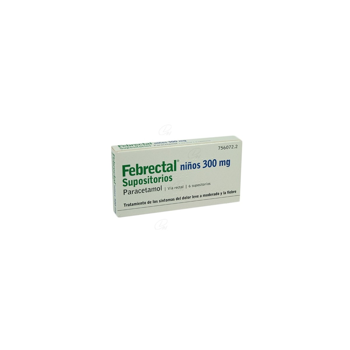 FEBRECTAL NIÑOS 300 mg SUPOSITORIOS 6 supositorios