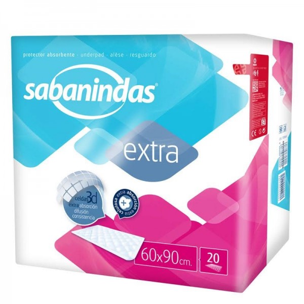 PROTECTOR DE CAMA SABANINDAS 60 X 90 20 U