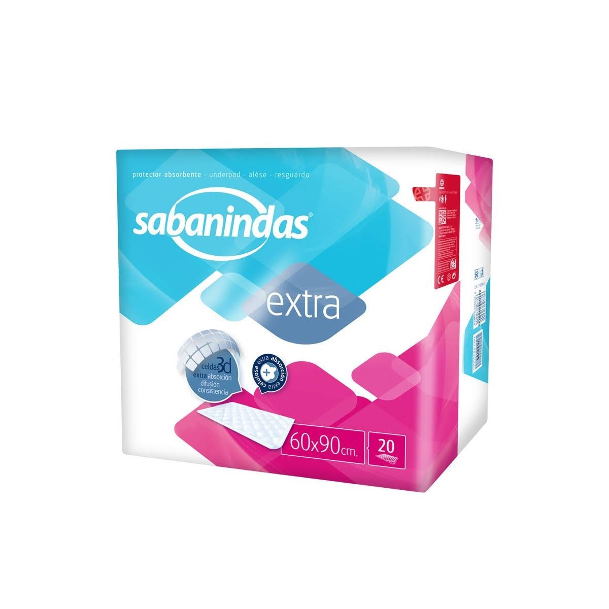 PROTECTOR DE CAMA SABANINDAS 60 X 90 20 U