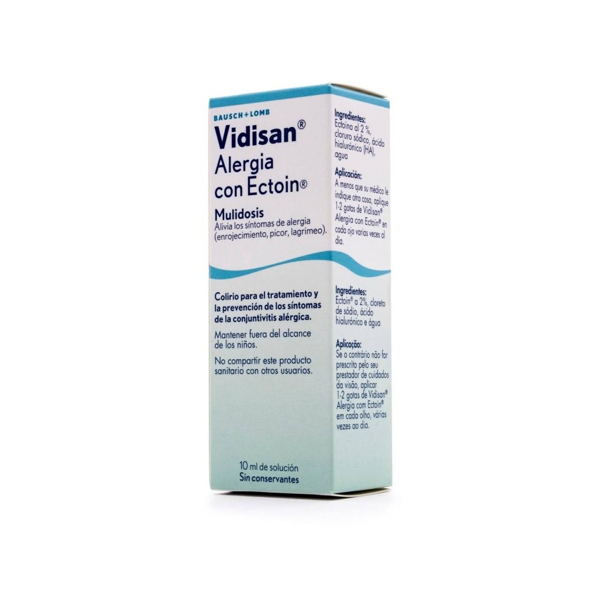 VIDISAN ALERGIA CON ECTOIN COLIRIO MULTIDOSIS...