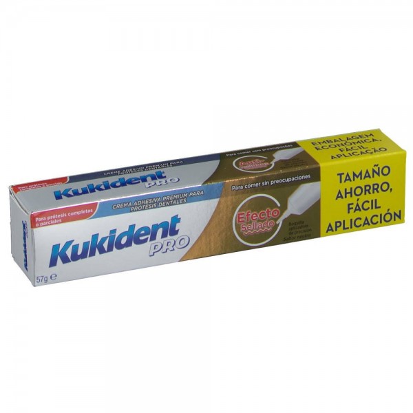 KUKIDENT PRO EFECTO SELLADO CREMA ADH PROTESIS DENTAL 57 G