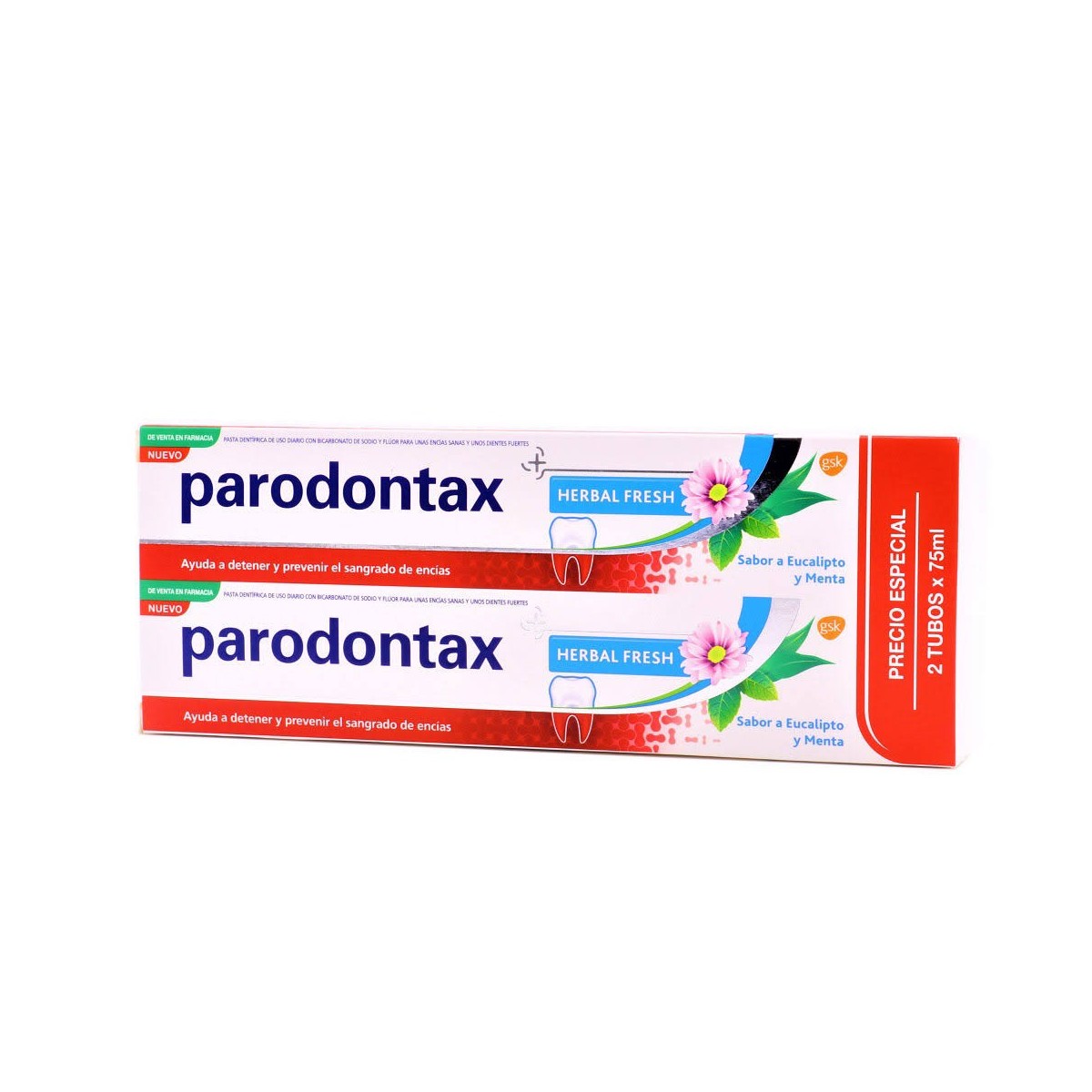 PARODONTAX HERBAL FRESH  2 X 75 ML