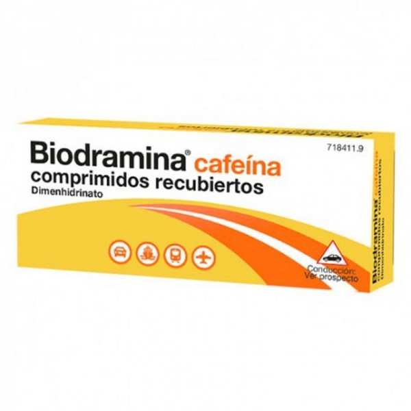 BIODRAMINA CAFEINA COMPRIMIDOS RECUBIERTOS 4 comprimidos