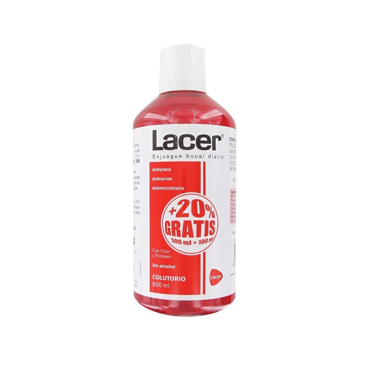LACER CUIDADO BUCAL COLUTORIO  1 ENVASE 500 ML