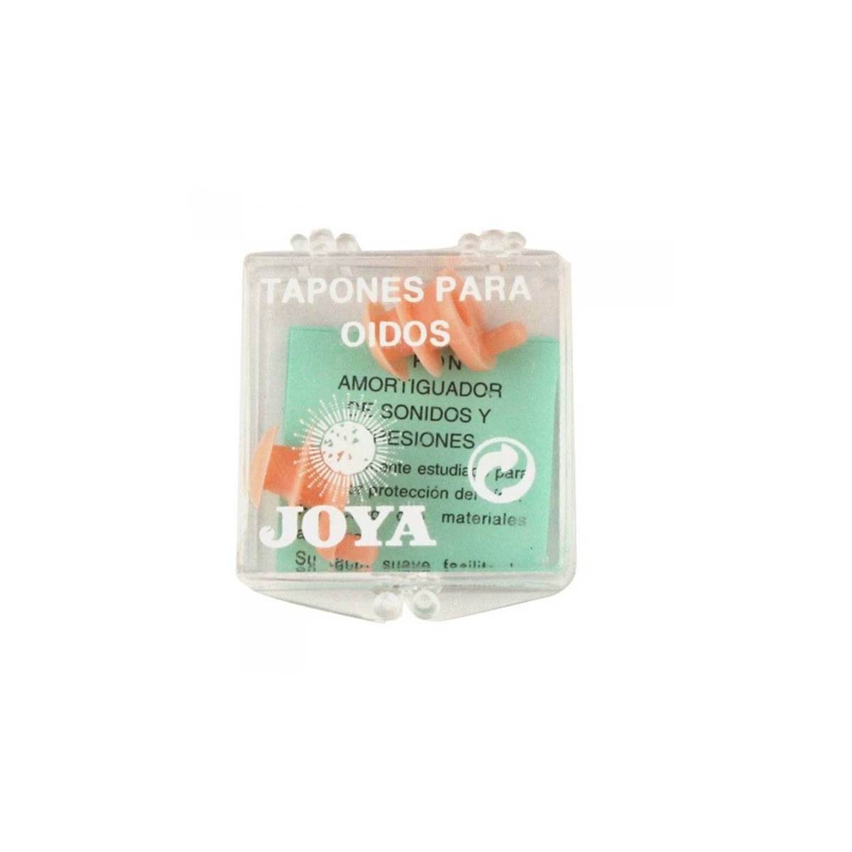 TAPONES OIDOS SILICONA JOYA 2 TAPONES