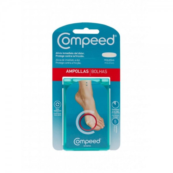 COMPEED AMPOLLAS HIDROCOLOIDE T MED 5 U