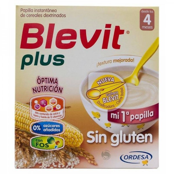 BLEVIT PLUS SIN GLUTEN  1 ENVASE 600 G