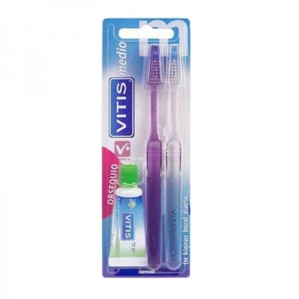 CEPILLO DENTAL ADULTO VITIS MEDIO DUPLO