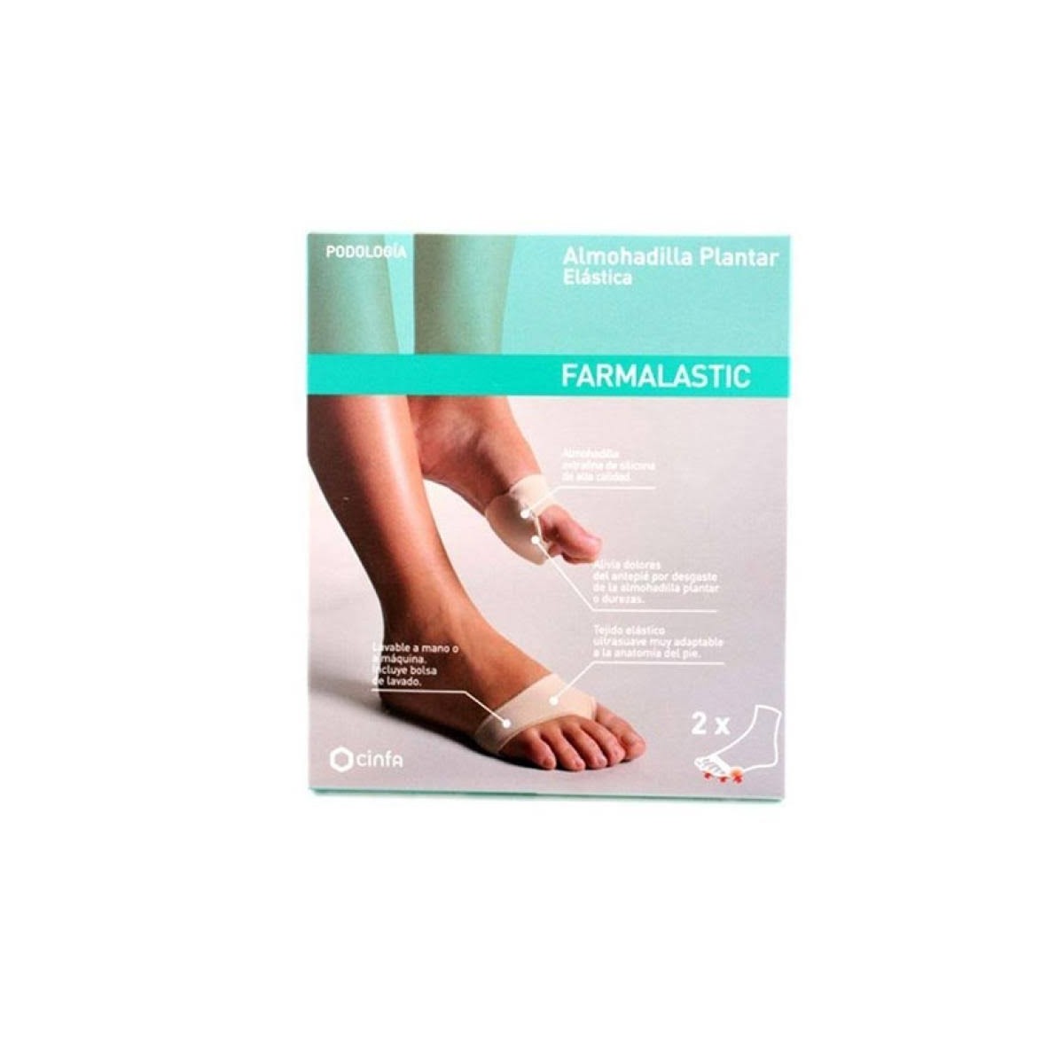 ALMOHADILLA PLANTAR FARMALASTIC FEET CALZADO...