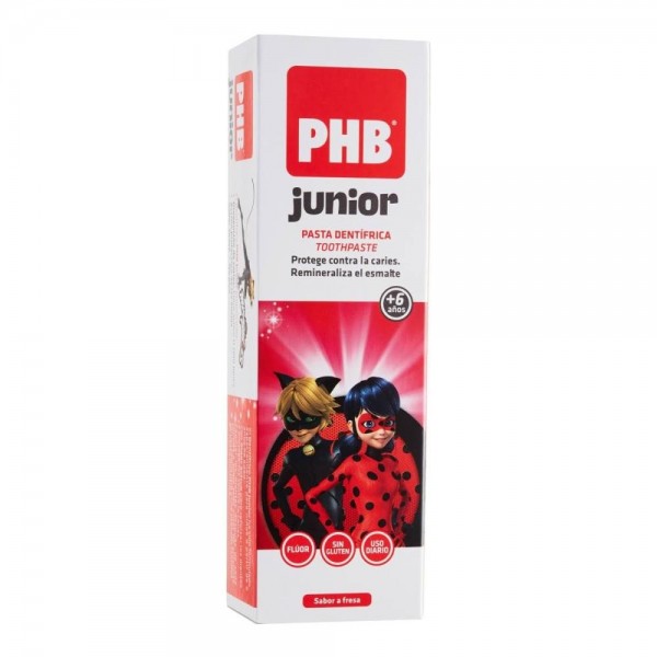 PHB JUNIOR PASTA DENTAL  1 ENVASE 75 ML SABOR FRESA