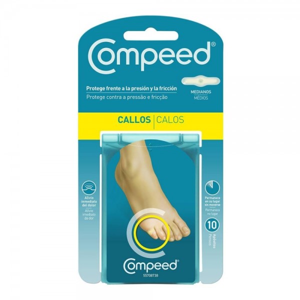 COMPEED CALLOS HIDROCOLOIDE T MED 10 U
