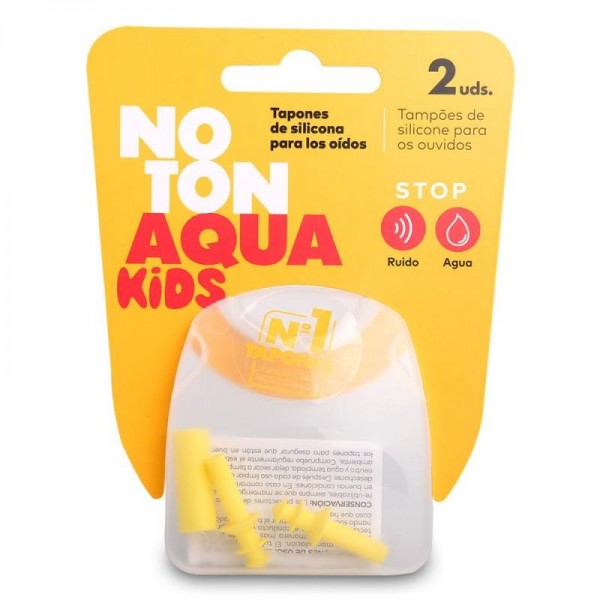 TAPONES OIDOS SILICONA NOTON AGUA INFANTIL