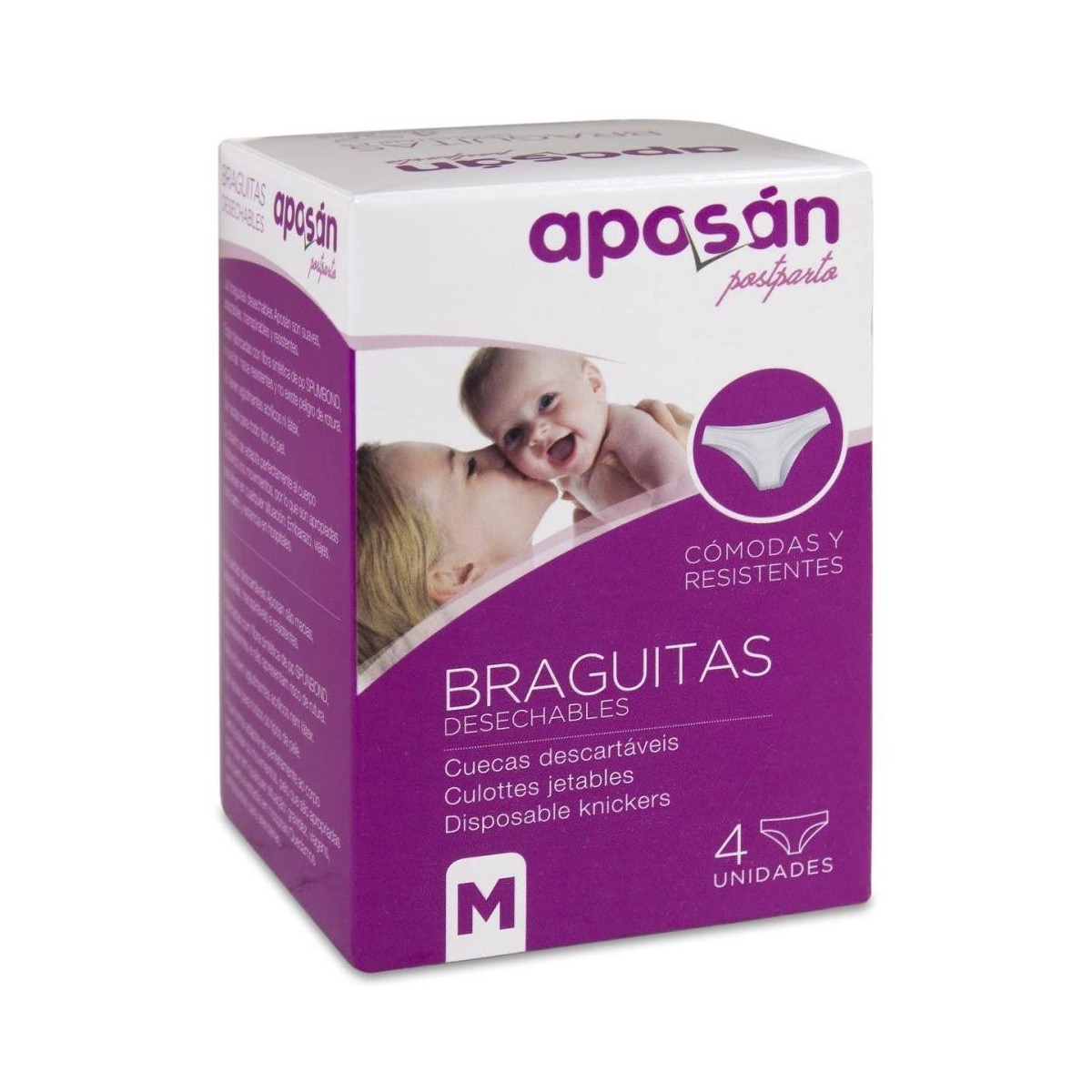 BRAGA DESECHABLE APOSAN  T MED 4 U