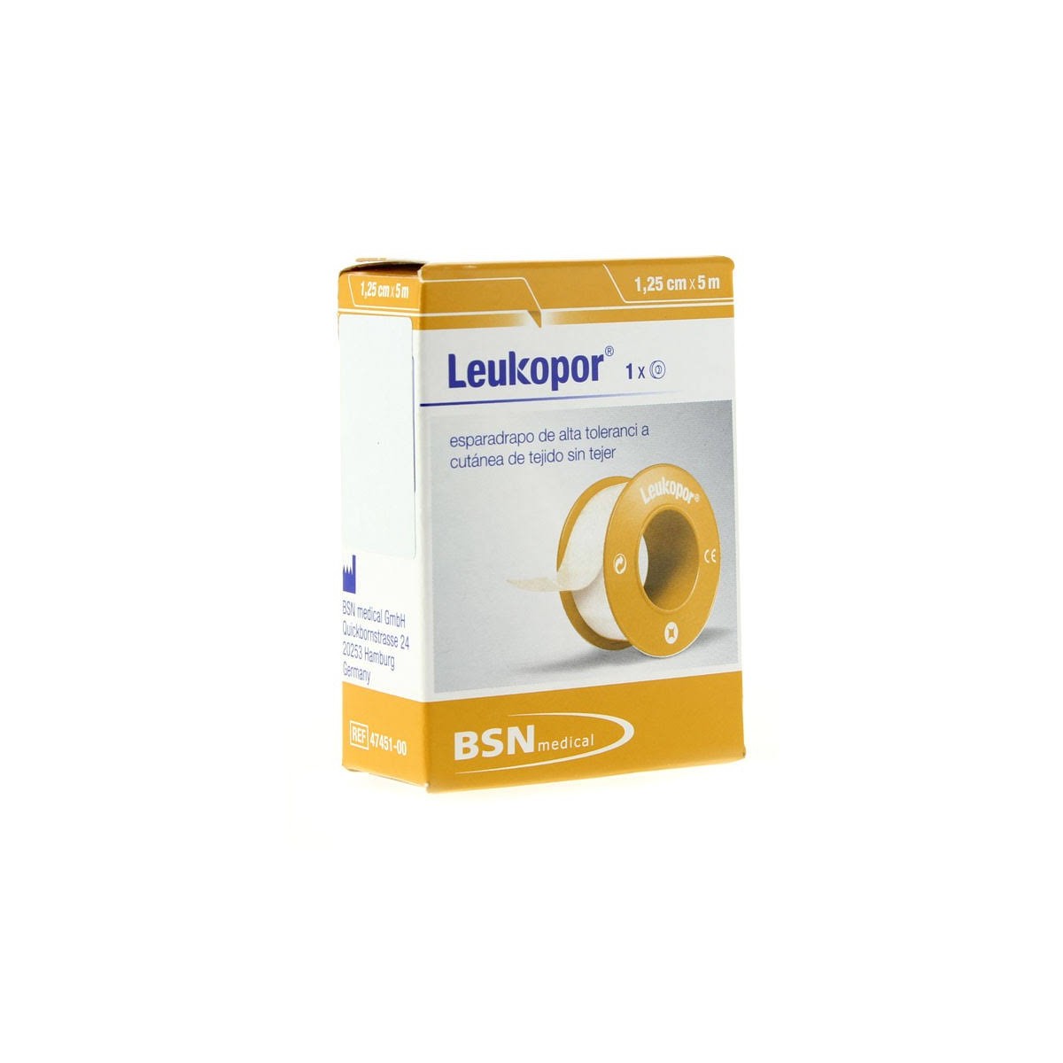 ESPARADRAPO HIPOALERGICO LEUKOPOR PAPEL 1...