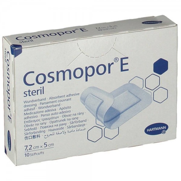 COSMOPOR E APOSITO ESTERIL 10 UNIDADES 72 CM X 5 CM