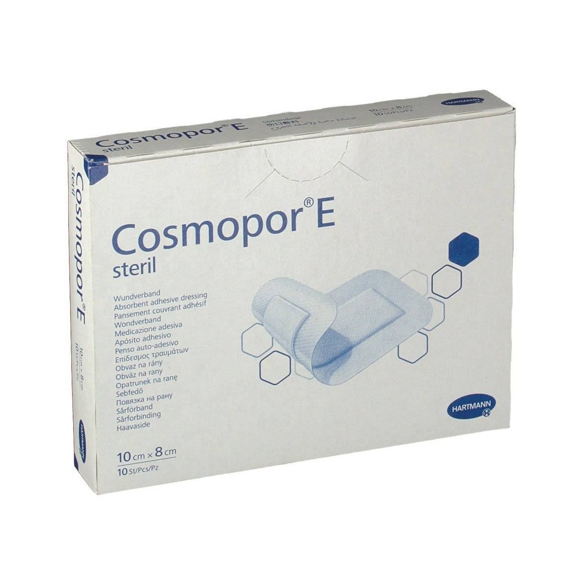 COSMOPOR E APOSITO ESTERIL 10 UNIDADES 10 CM X...