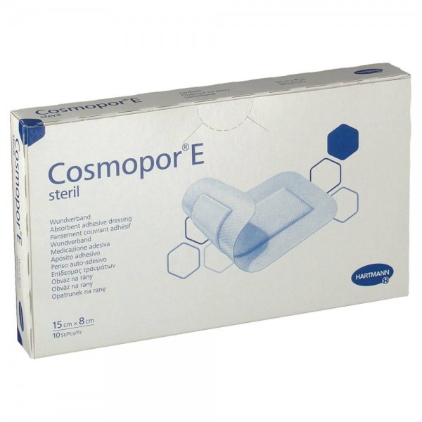 COSMOPOR E APOSITO ESTERIL 10 UNIDADES 15 CM X 8 CM