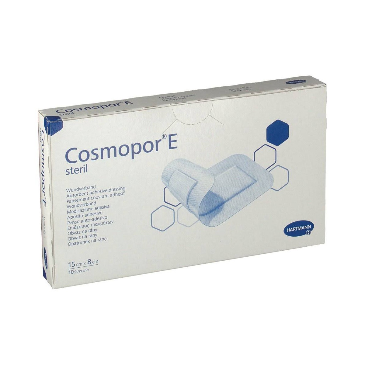 COSMOPOR E APOSITO ESTERIL 10 UNIDADES 15 CM X...