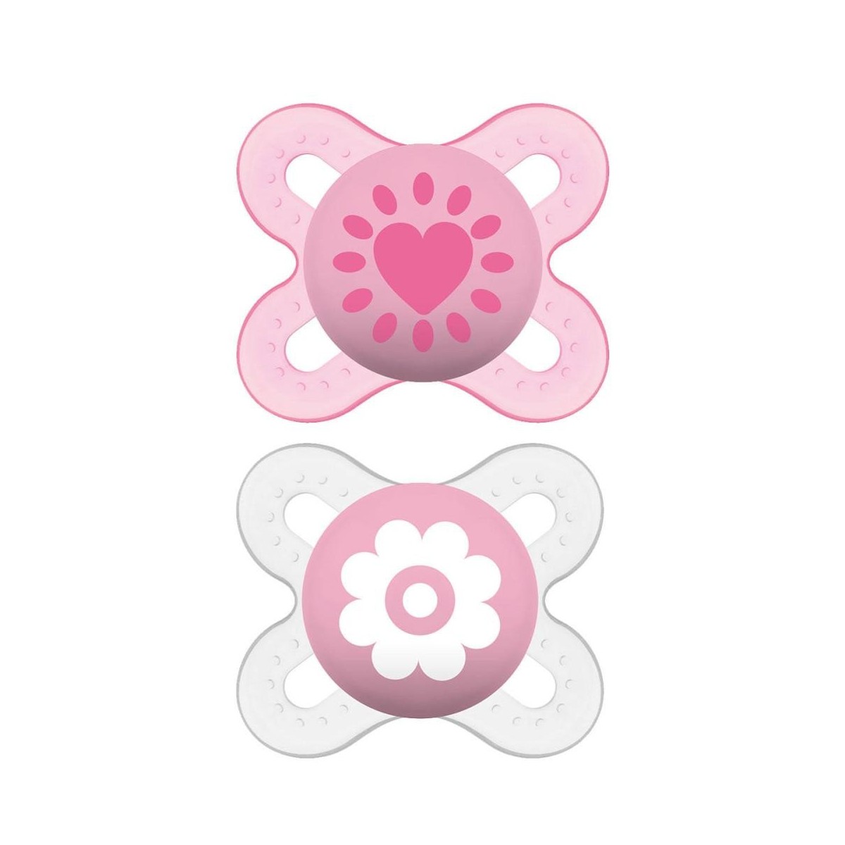 CHUPETE SILICONA MAM START 02 M ROSA