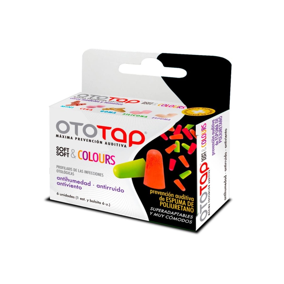 TAPONES OIDOS POLIURETANO OTOTAP SOFT  COLOURS...