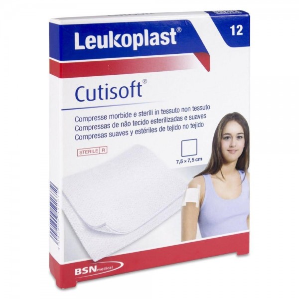 LEUKOPLAST CUTISOFT STE APOSITO ESTERIL 12 UNIDADES 75 CM...