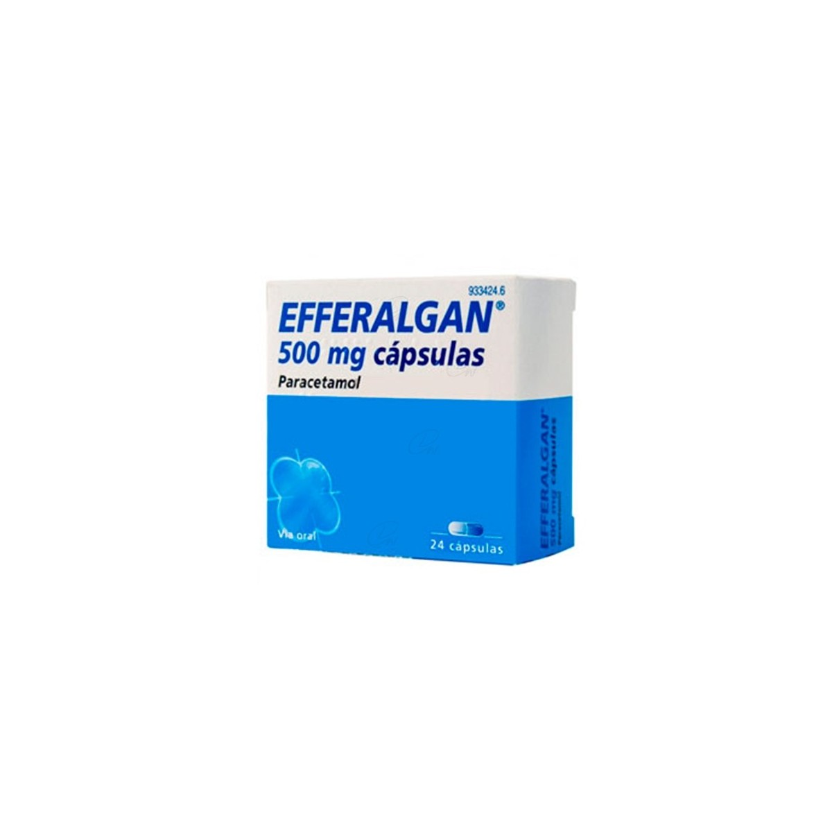 EFFERALGAN 500 mg CAPSULAS 24 cápsulas