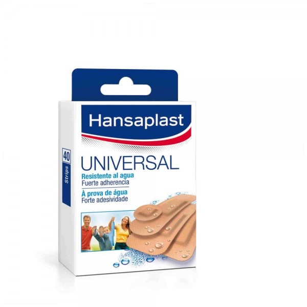 HANSAPLAST UNIVERSAL APOSITO ADHESIVO SURTIDO 40 STRIPS