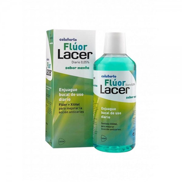 LACER COLUTORIO FLUOR DIARIO 005   1 ENVASE 500 ML SABOR...