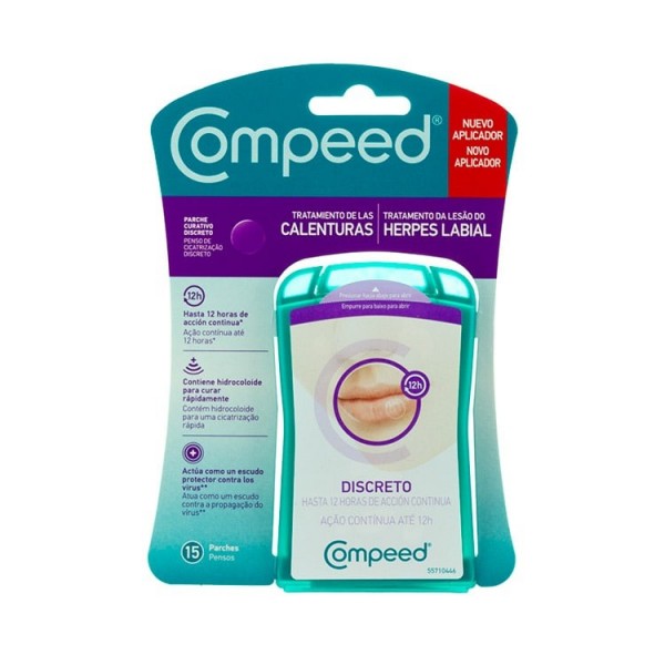 COMPEED HERPES LABIAL  15 PARCHES