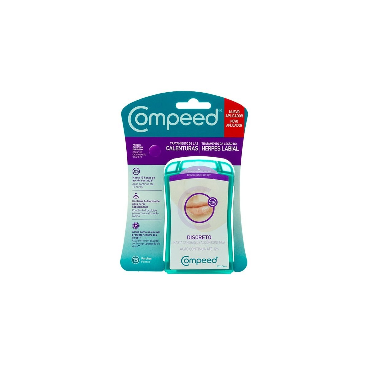 COMPEED HERPES LABIAL  15 PARCHES