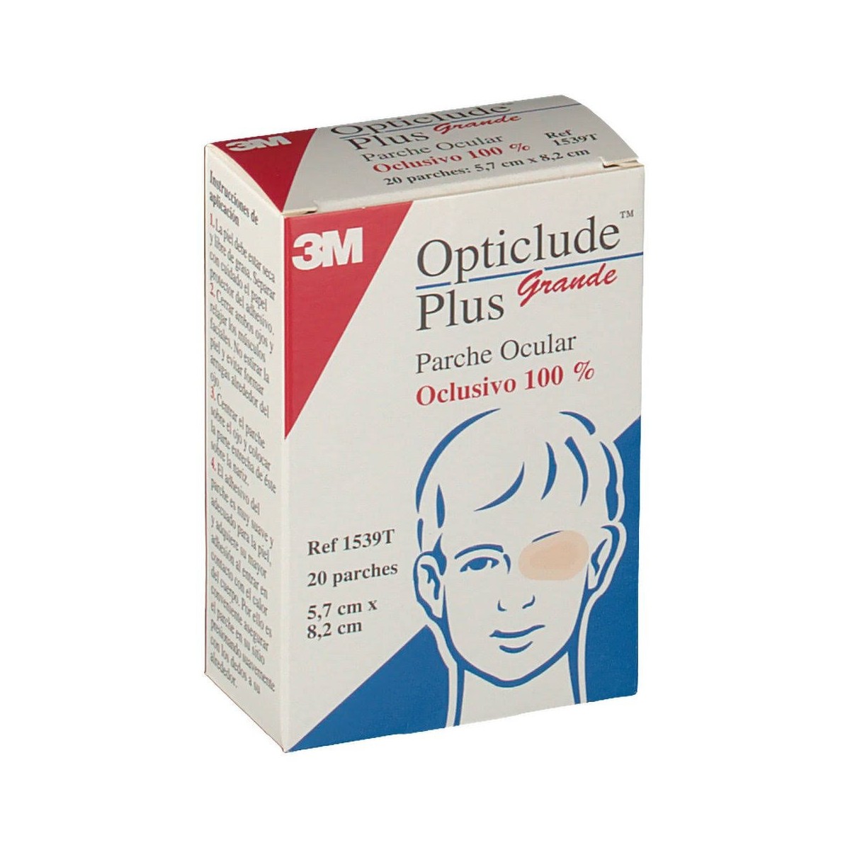 OPTICLUDE PLUS PARCHES OCULARES 20 UNIDADES...