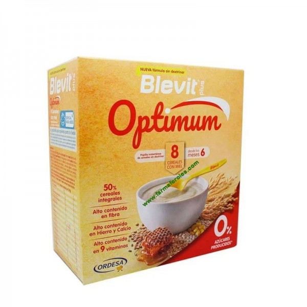 BLEVIT PLUS OPTIMUM 8 CEREALES Y MIEL 400G