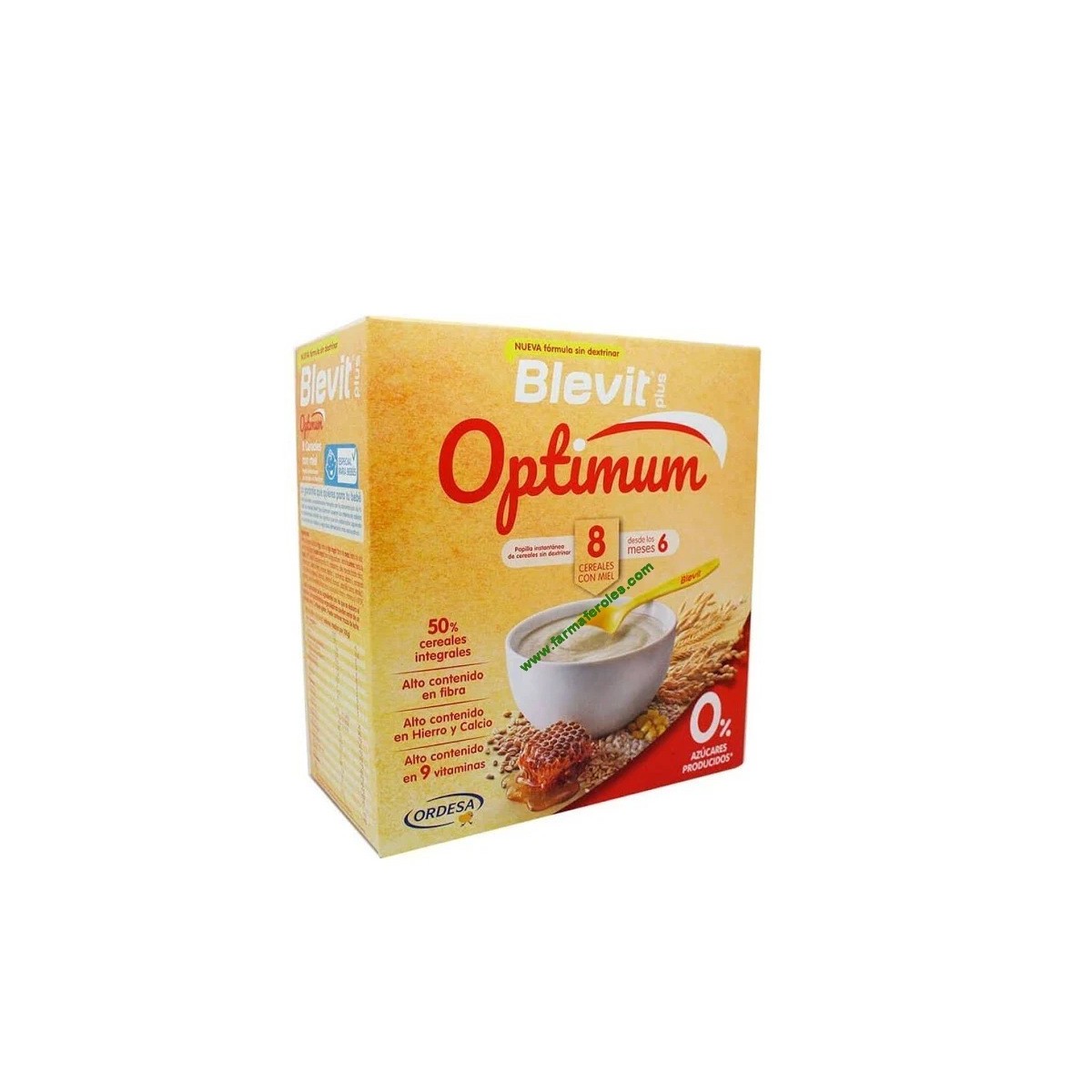 BLEVIT PLUS OPTIMUM 8 CEREALES Y MIEL 400G