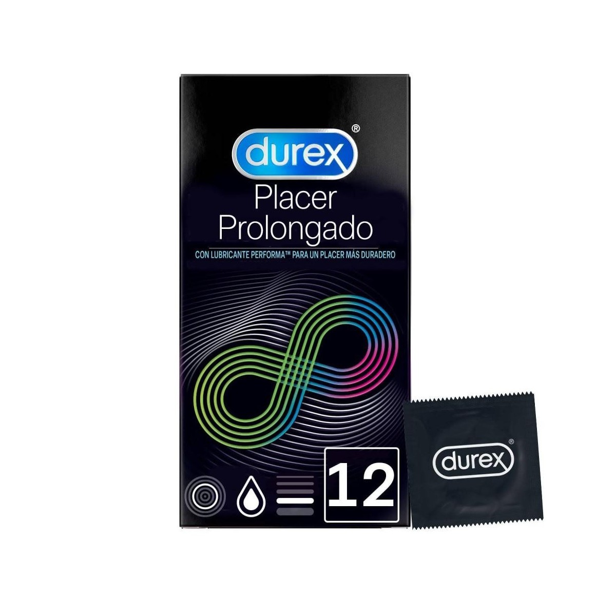 Durex placer prolongado 12 Preservativos