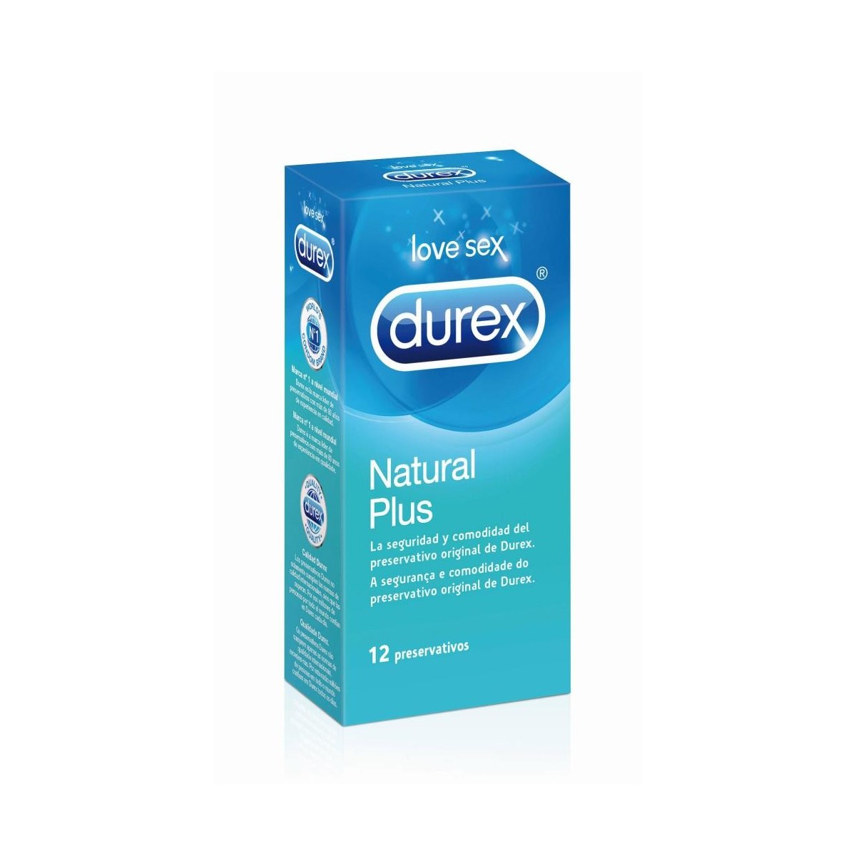 Durex Natural Plus 12 Preservativos