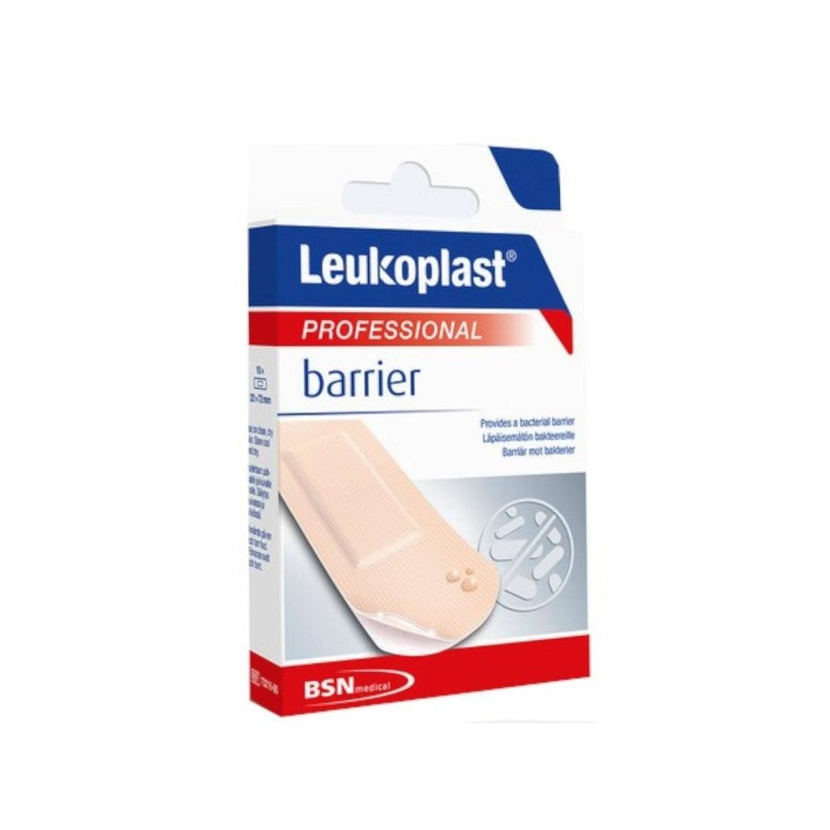 Leukoplast Barrier Tiritas 22 x 72 mm 10 uds