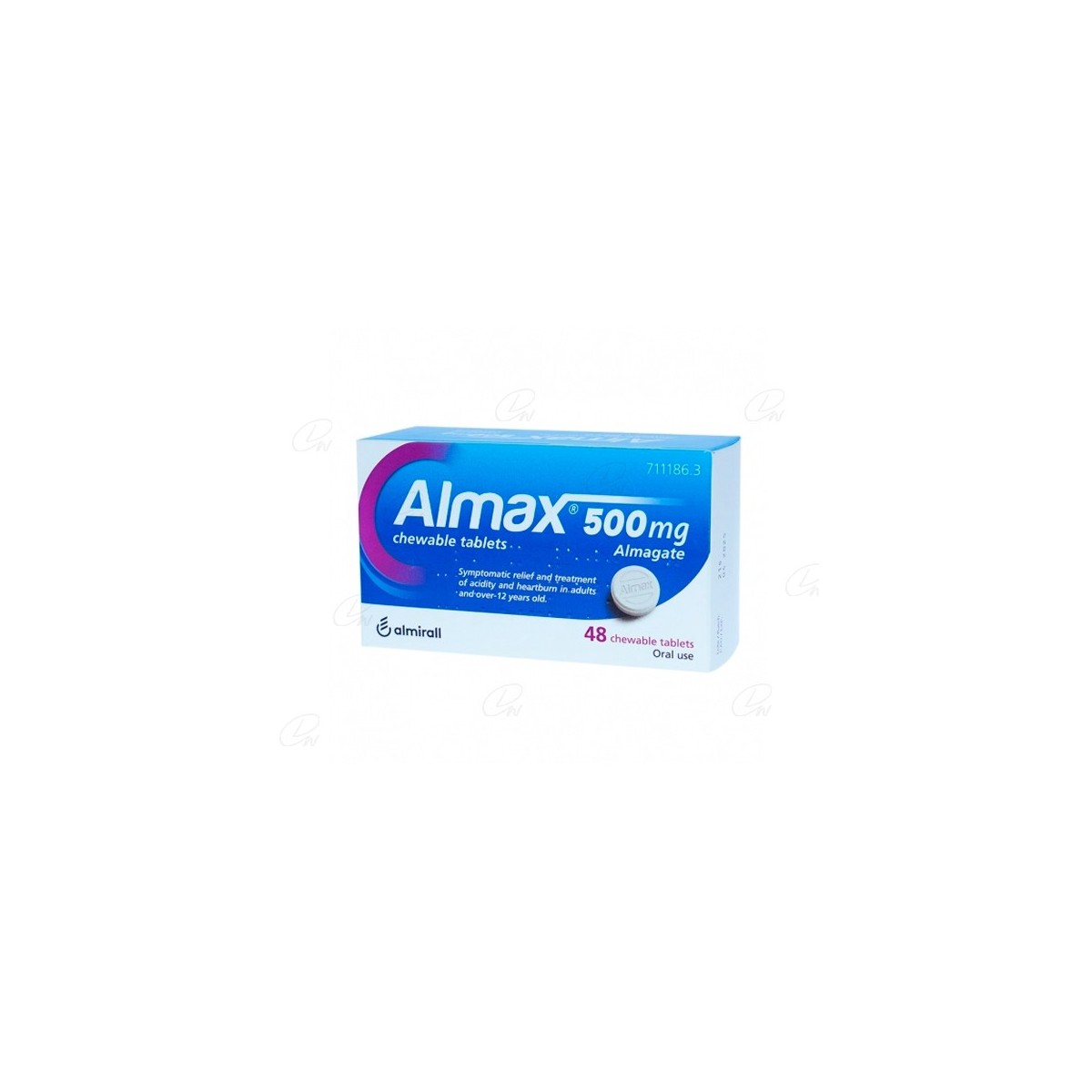 ALMAX 500 MG 48 COMPRIMIDOS MASTICABLES