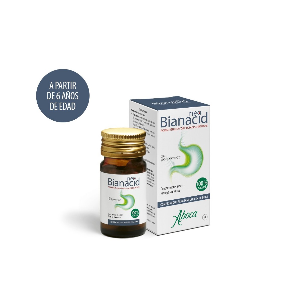 NEOBIANACID ACIDEZ Y REFLUJO 14 COMPRIMIDOS...
